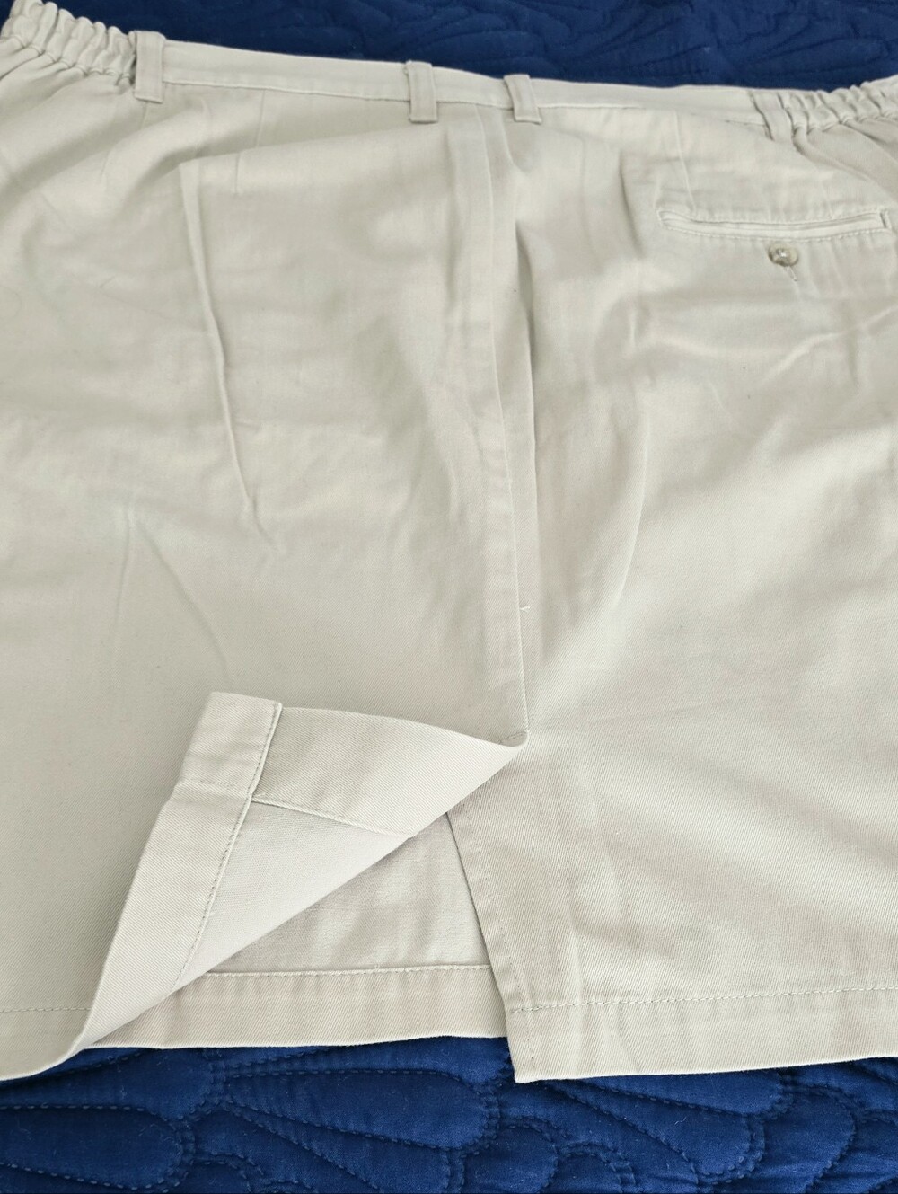 Eddie Bauer Cream Mini Skirt Size 20 Tall - Picture 4 of 5